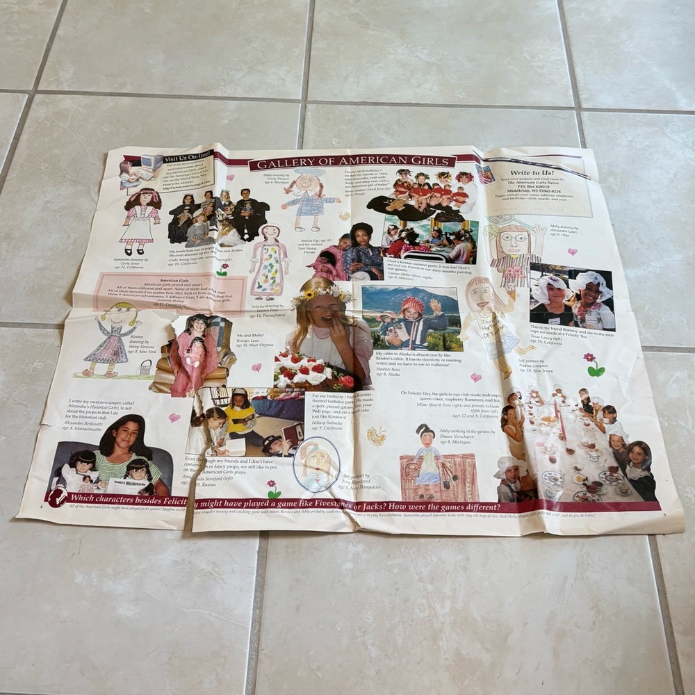 American Girl Storybook Pamphlet Brochures Newspaper Collection Bundle 1995 VTG - Picture 13 of 15